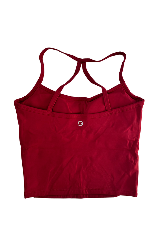 Staple Sports Bra | Cherry