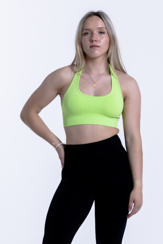 Form Sports Bra | Lime Green