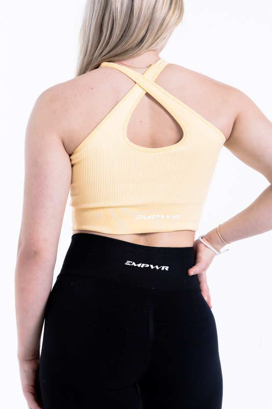 Paradise Sports Bra | Lemon