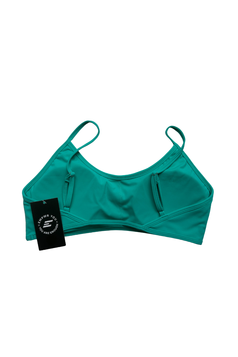 Ariana Sports Bra | Aqua