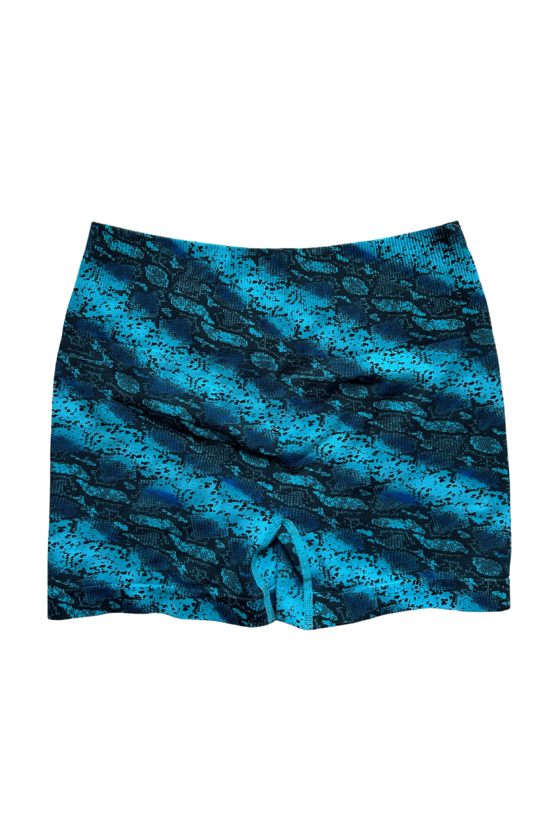 Snakeskin Print Shorts