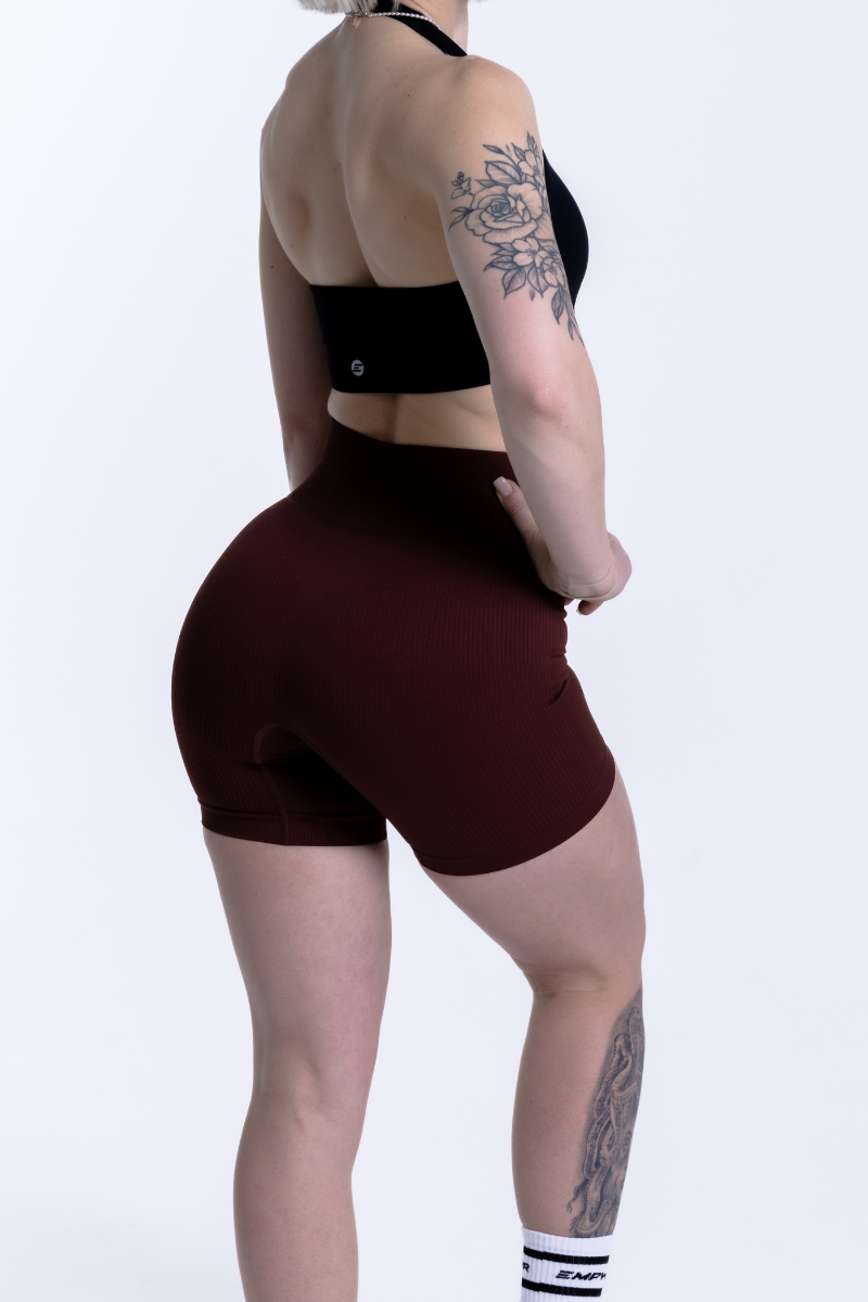 Luxe Seamless Shorts | Chocolate