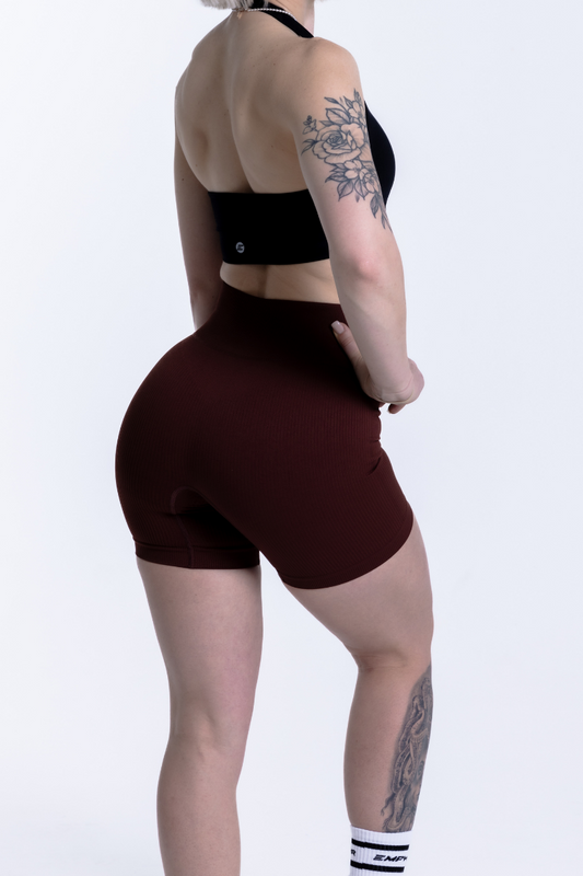 Luxe Seamless Shorts | Chocolate