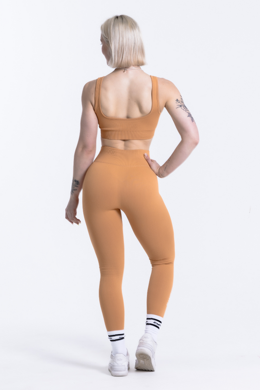 Luxe Seamless Leggings | Tangerine