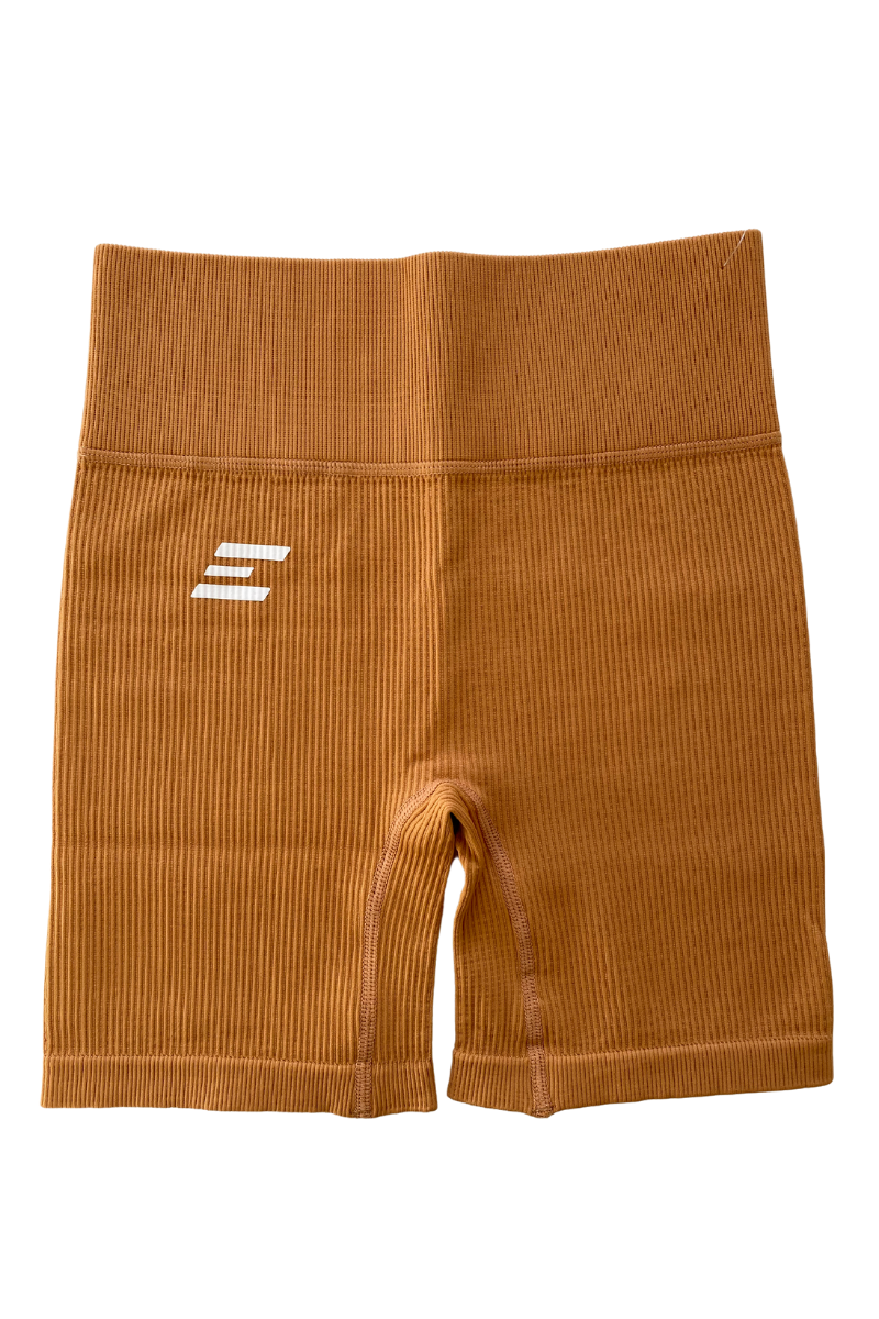 Luxe Seamless Shorts | Tangerine