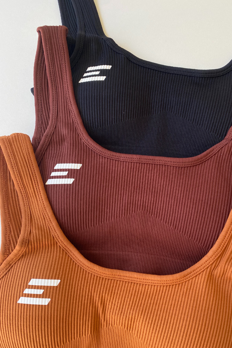 Luxe Sports Bra | U Shape - Black