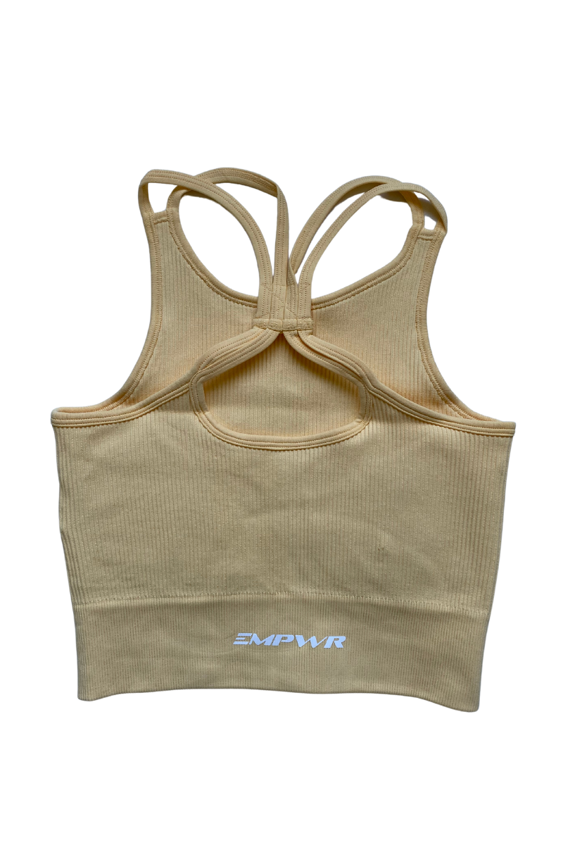 Paradise Racer Sports Bra | Lemon