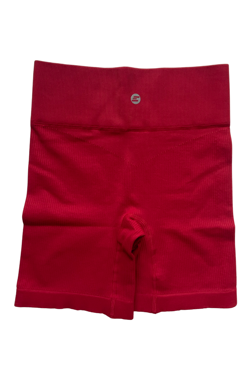 Luxe Seamless Shorts | Scarlet
