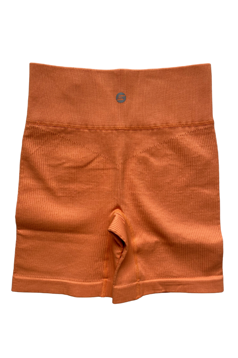Luxe Seamless Shorts | Pumpkin