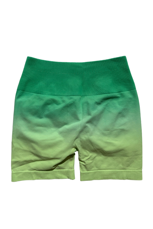 Ombre Seamless Shorts | Lime Soda