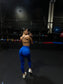 EMPWR YOU adapt cross-back sports bra in Black