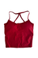 EMPWR YOU staple strappy sports bra in Cherry