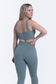 EMPWR YOU luxe u-shape seamless sports bra in Sky