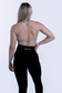EMPWR YOU maya cross-back sports bra in Light Blue
