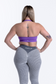 EMPWR YOU form open-back sports bra in Purple