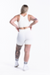 EMPWR YOU luxe ribbed seamless shorts in Ivory