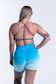 EMPWR YOU maya cross-back sports bra in Purple