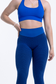 EMPWR YOU form open-back sports bra in Blue