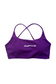 EMPWR YOU maya cross-back sports bra in Purple