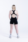 EMPWR YOU aurora activewear one piece in Black