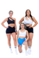 EMPWR YOU v-front seamless gym shorts in Black