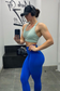 EMPWR YOU signature compression leggings in Blue