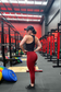 EMPWR YOU signature compression leggings in Red