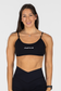 EMPWR YOU ariana strappy sports bra in Black