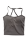 EMPWR YOU staple strappy sports bra in Grey