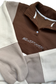 EMPWR YOU unisex colour block fleece pullover in Neutral