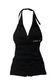 EMPWR YOU mia open-back activewear one piece in Black