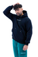 EMPWR YOU unisex oversized fleece hoodie in Black