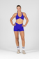 EMPWR YOU perform crossover sports bra in Purple
