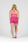 EMPWR YOU perform crossover sports bra in Pink