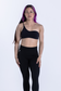 EMPWR YOU sienna one-shoulder sports bra in Black