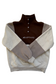 EMPWR YOU unisex colour block fleece pullover in Neutral