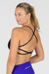 EMPWR YOU leilani strappy sports bra in Black