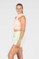 EMPWR YOU paradise high-neck seamless crop in Orange Sorbet