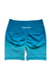 EMPWR YOU ombre seamless gym shorts in Lagoon