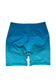EMPWR YOU ombre seamless gym shorts in Lagoon