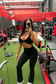 EMPWR YOU leilani strappy sports bra in Black