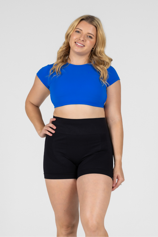 Chloe Crop | Blue