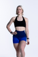 EMPWR YOU ombre seamless gym shorts in Deep Sea