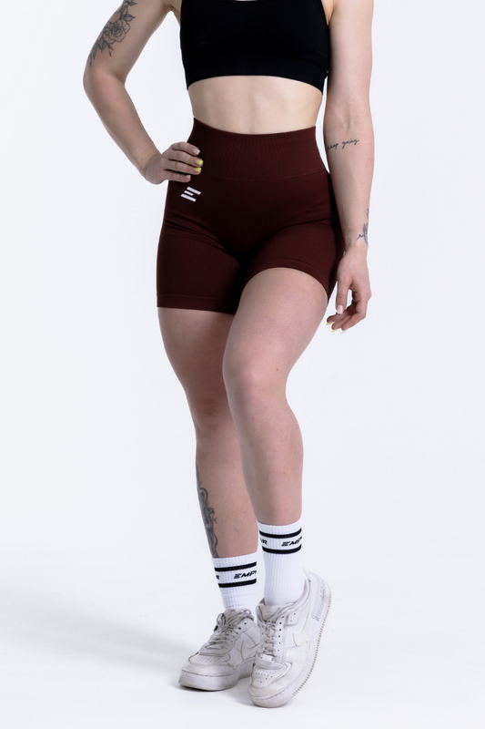 Luxe Seamless Shorts | Chocolate