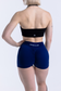 EMPWR YOU sculpt textured seamless shorts in Navy