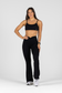 EMPWR YOU arise high-waisted flare leggings in Black