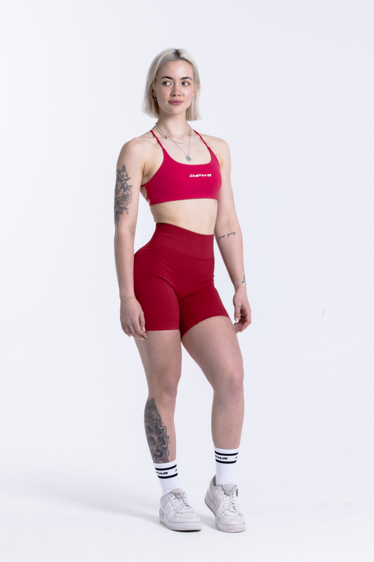 Luxe Seamless Shorts | Scarlet