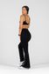 EMPWR YOU arise high-waisted flare leggings in Black