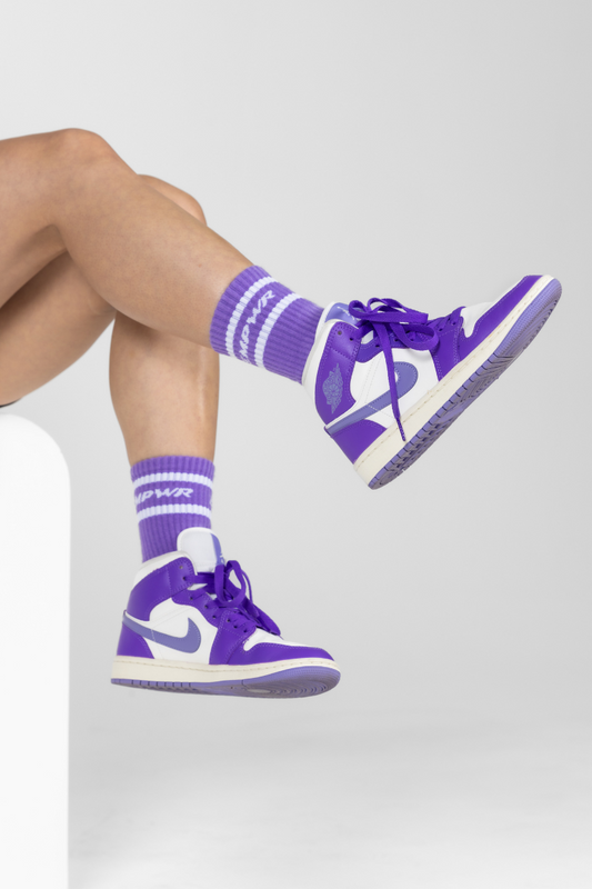 Limited Edition Cotton Socks | Purple