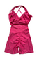 EMPWR YOU yasmine ruched activewear one piece in Pink